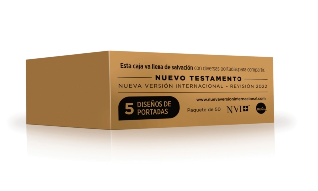 NVI, Nuevo Testamento, Texto Revisado 2022, Tapa Rustica, Paquete Variado (50)