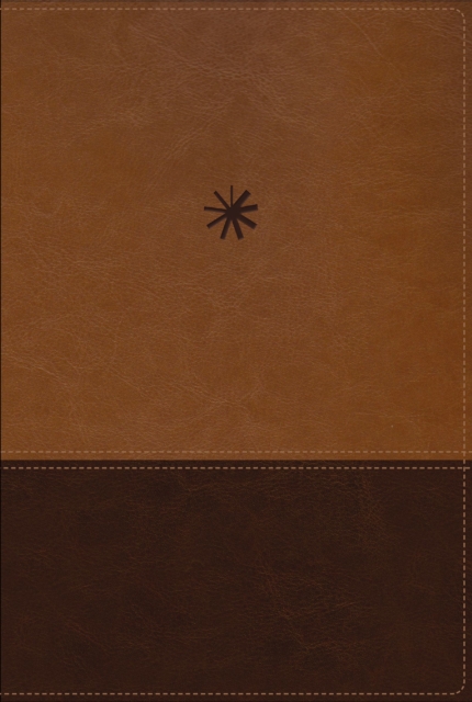 NBLA, Biblia Cronologica de Estudio, Interior a cuatro colores, Leathersoft, dos tonos cafe, Comfort Print