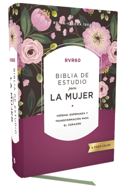 RVR60 Biblia de estudio para la mujer, Tapa dura, Interior a color, Comfort Print