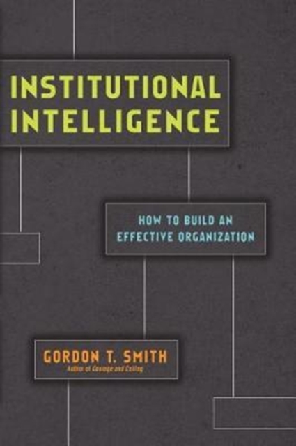 Institutional Intelligence - How to Build an Effective Organization