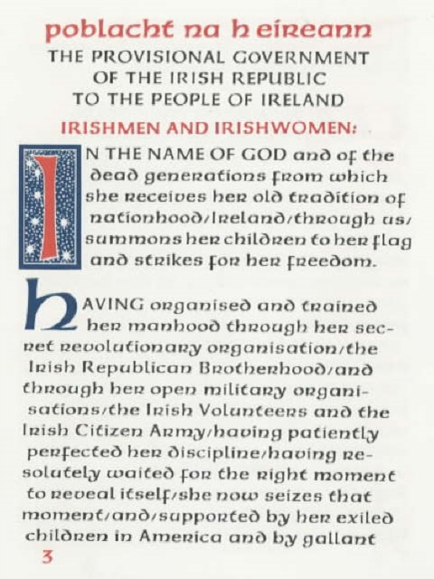 Easter Proclamation of the Irish Republic, 1916