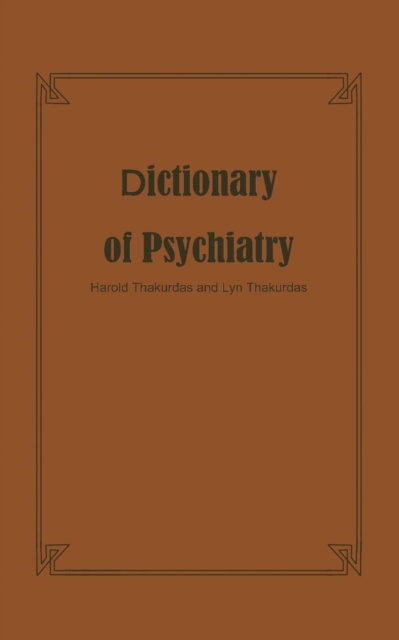 Dictionary of Psychiatry
