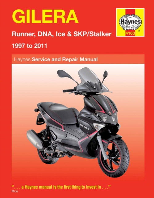 Gilera Runner, DNA, Ice & SKP/Stalker (97 - 11) Haynes Repair Manual