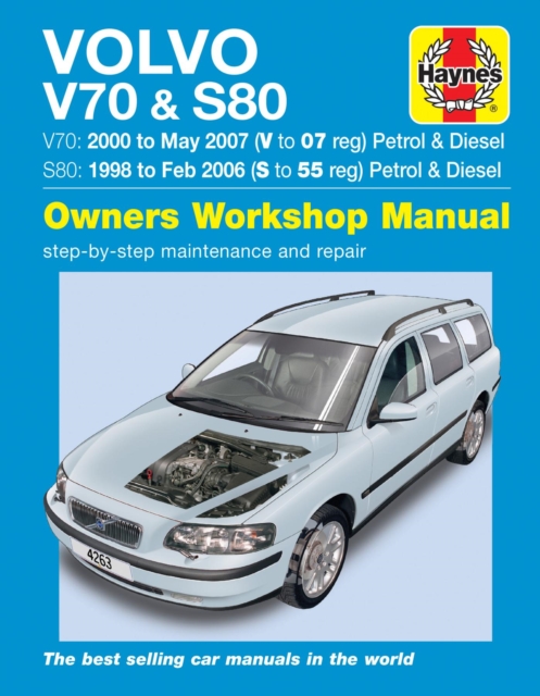 Volvo V70 / S80 Petrol & Diesel (98 - 07) Haynes Repair Manual