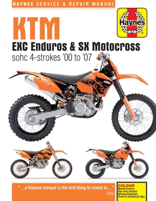 KTM EXC Enduros & SX Motocross sohc 4-strokes (00 - 07)