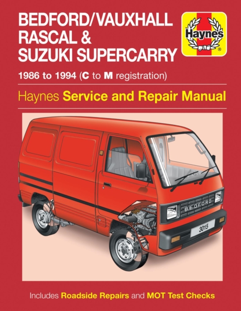 Bedford/Vauxhall Rascal & Suzuki Supercarry (86 - Oct 94) Haynes Repair Manual