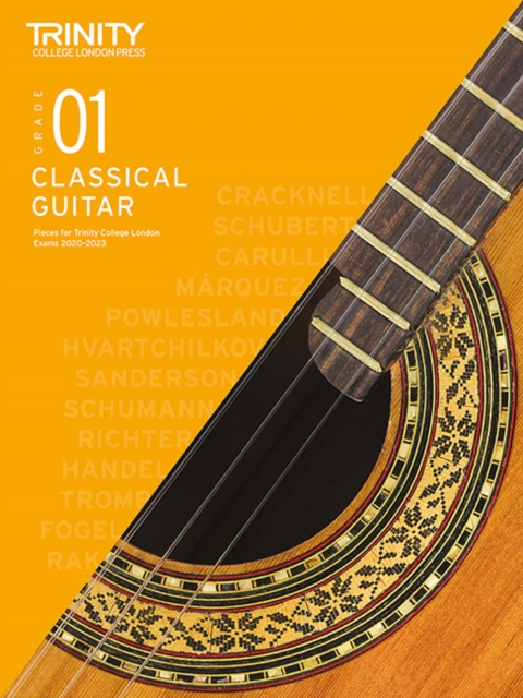 Trinity College London Classical Guitar Exam Pieces 2020-2023: Grade 1