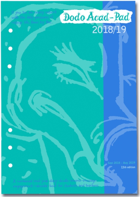 Dodo Acad-Pad 2018-2019 Filofax-compatible A5 Organiser Diary Refill, Mid Year / Academic Year, Week to View
