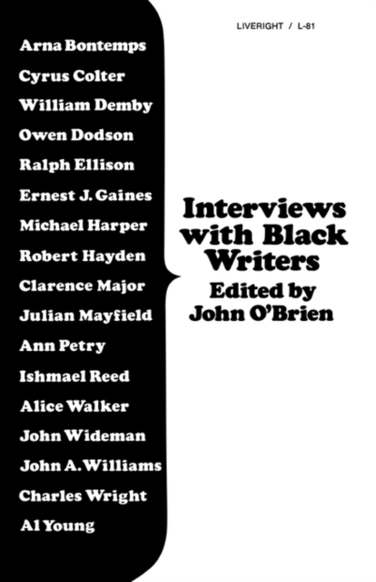 Interviews with Black Writers