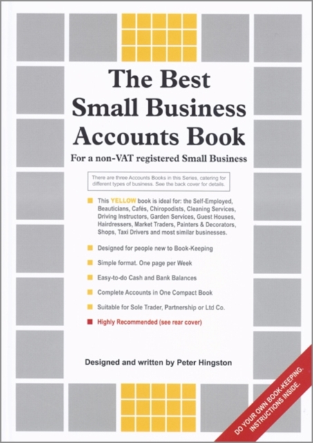 Best Small Business Accounts Book (Yellow version)