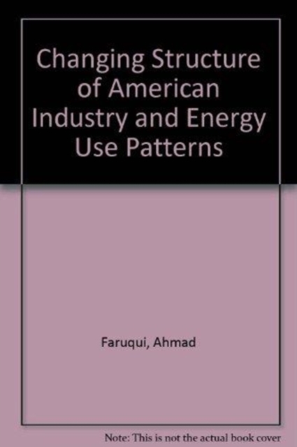 The Changing Structure Of American Industry And Energy Use Patterns
