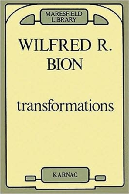 The Psychological Birth of the Human Infant