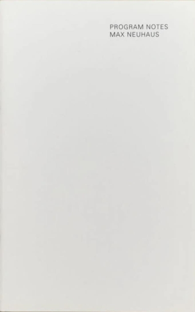 Program Notes