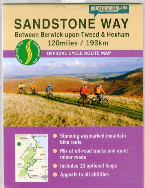 Sandstone Way Cycle Route Map - Northumberland