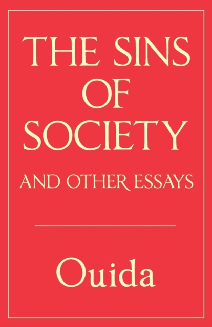 Sins of Society and other essays