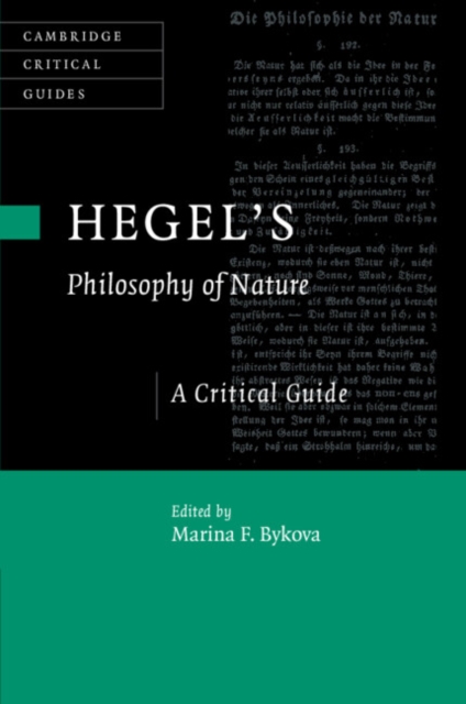 Hegel's Philosophy of Nature