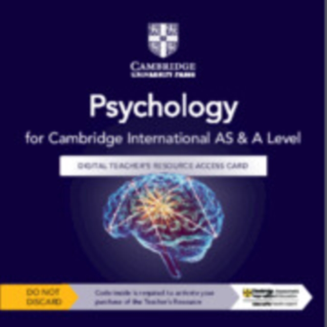 Cambridge International AS & A Level Psychology Second edition Digital Teacher's Resource Access Card