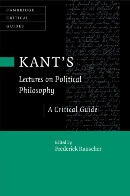 Kant's Lectures on Political Philosophy