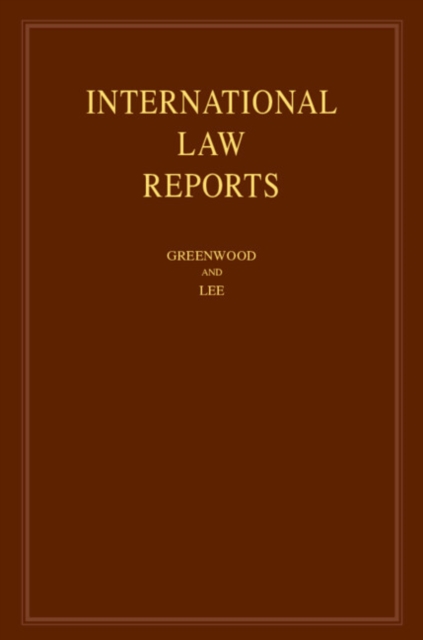 International Law Reports: Volume 203