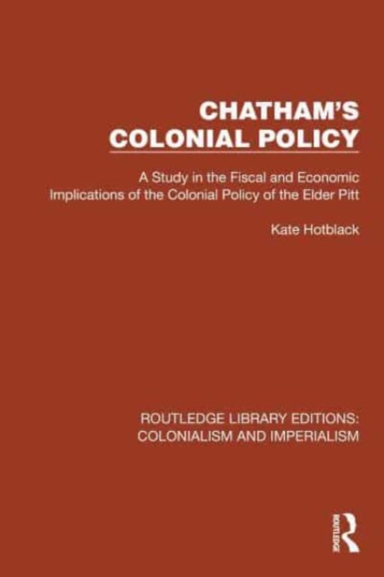 Chatham's Colonial Policy