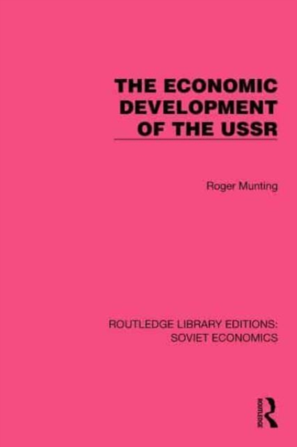 Economic Development of the USSR