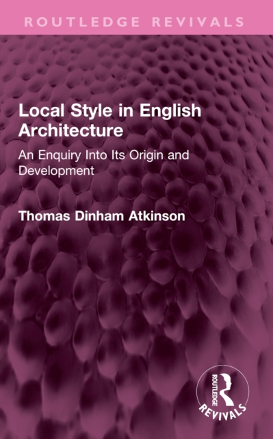 Local Style in English Architecture
