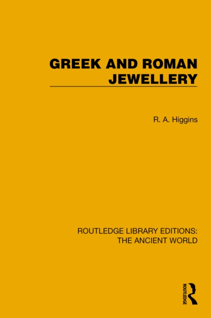 Greek and Roman Jewellery