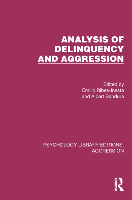 Analysis of Delinquency and Aggression