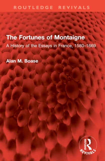The Fortunes of Montaigne