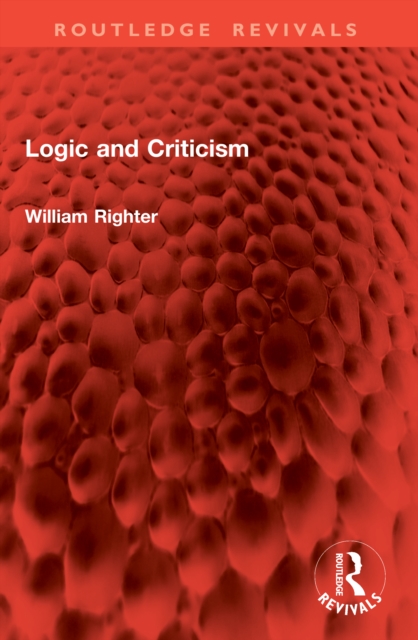 Logic and Criticism