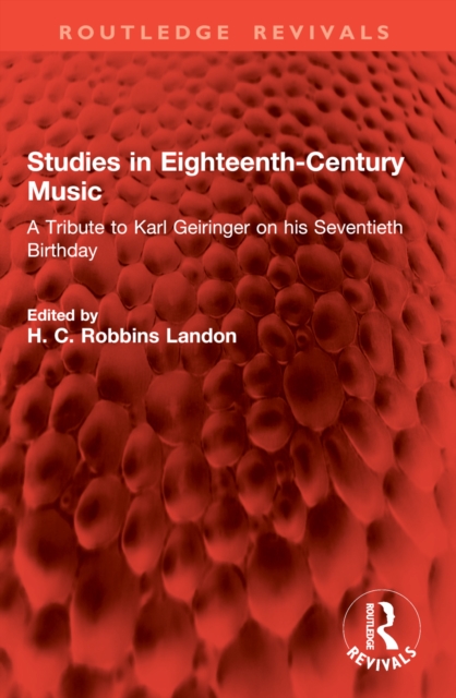 Studies in Eighteenth-Century Music
