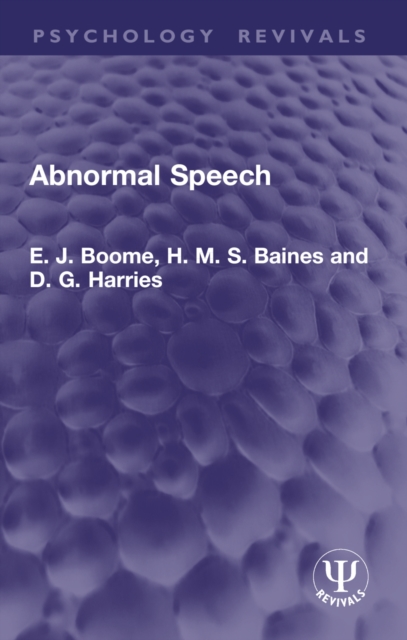 Abnormal Speech