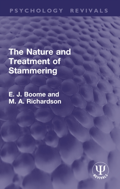 The Nature and Treatment of Stammering