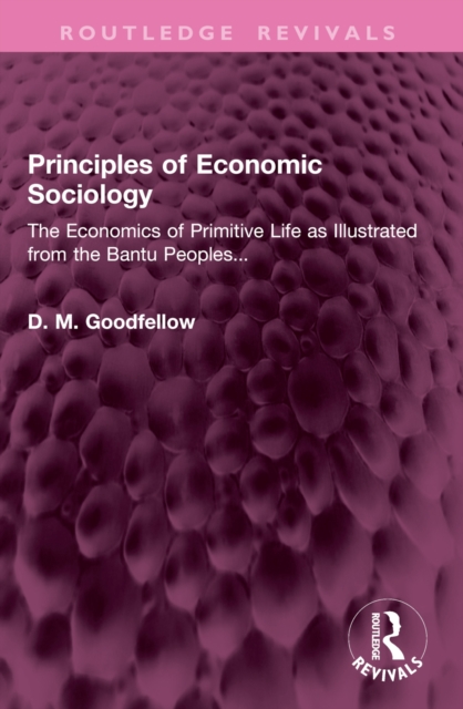 Principles of Economic Sociology