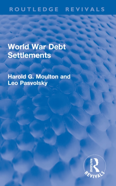 World War Debt Settlements