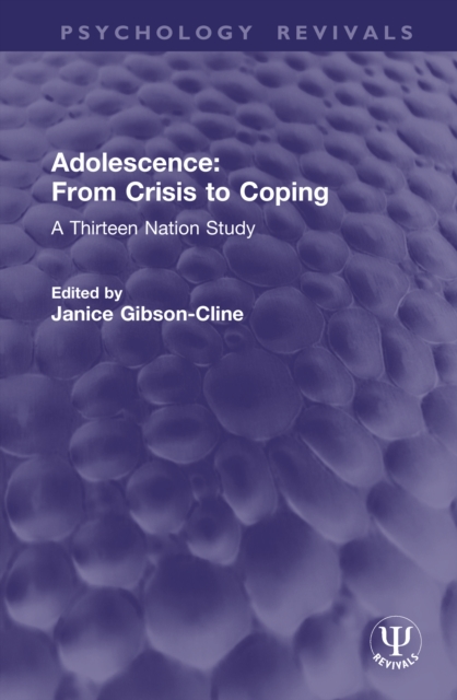 Adolescence: From Crisis to Coping