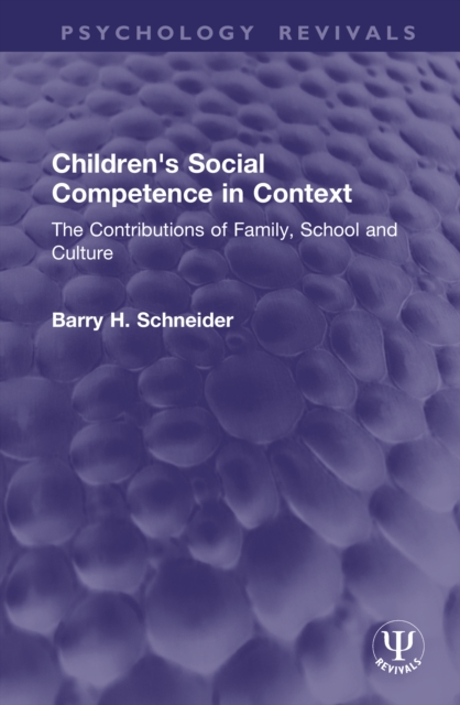 Children's Social Competence in Context