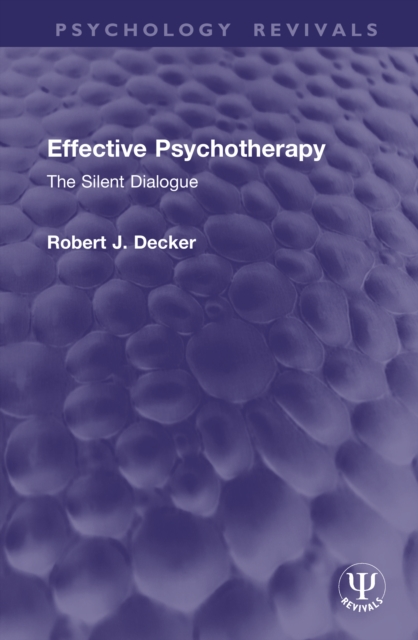 Effective Psychotherapy