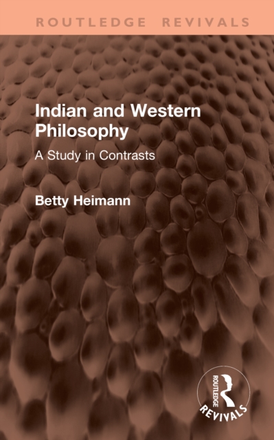 Indian and Western Philosophy