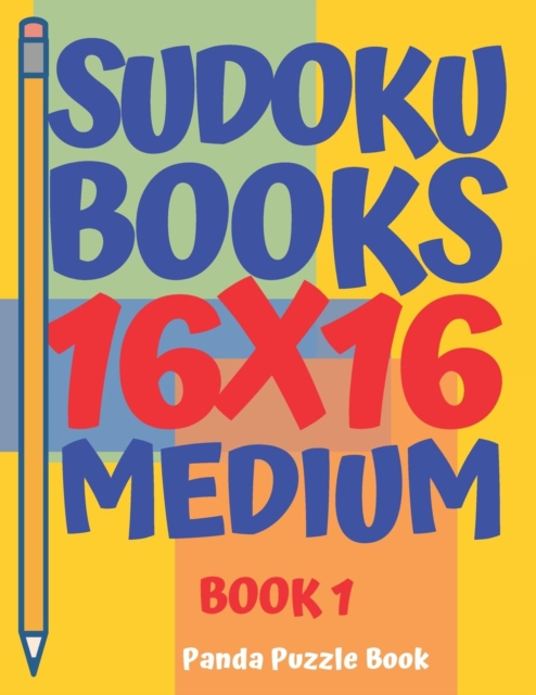 sudoku books 16 x 16 - Medium - Book 1