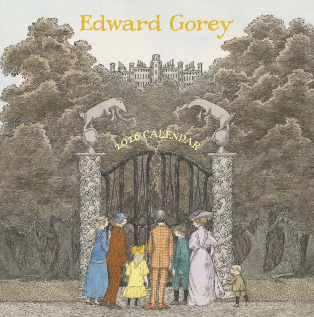 Edward Gorey 2026 Wall Calendar