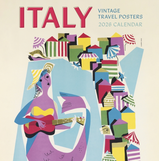 Italy: Vintage Travel Posters 2026 Wall Calendar