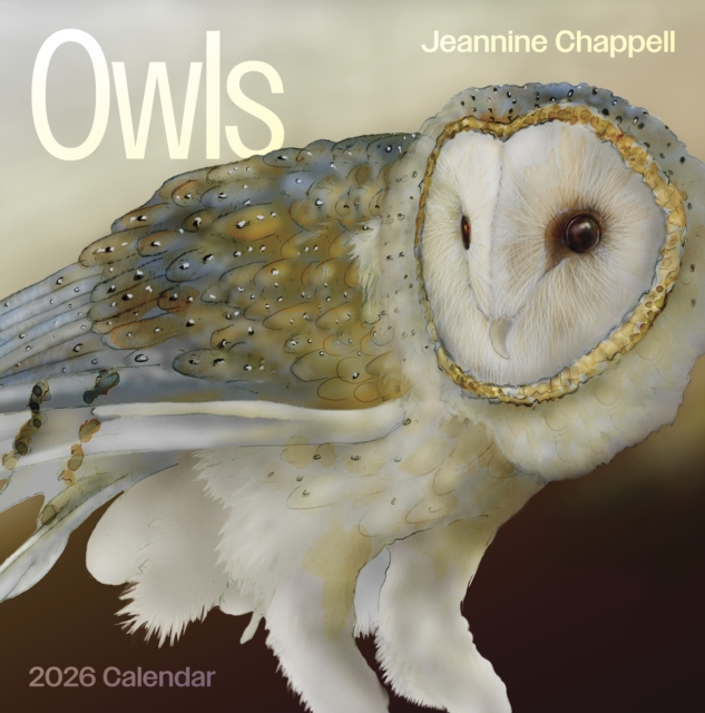 Owls: Jeannine Chappell 2026 Wall Calendar