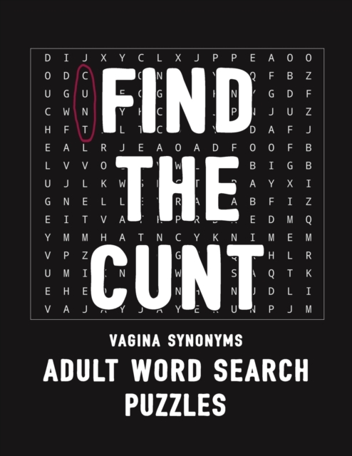 Find The Cunt Vagina Synonyms Adult Word Search Puzzles