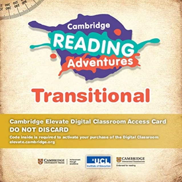 Cambridge Reading Adventures Green to White Bands Transitional Cambridge Elevate Digital Classroom Access Card (1 Year)