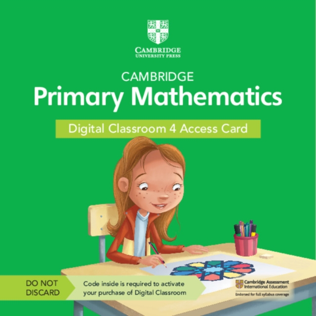 Cambridge Primary Mathematics Digital Classroom 4 Access Card (1 Year Site Licence)
