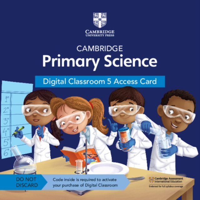 Cambridge Primary Science Digital Classroom 5 Access Card (1 Year Site Licence)