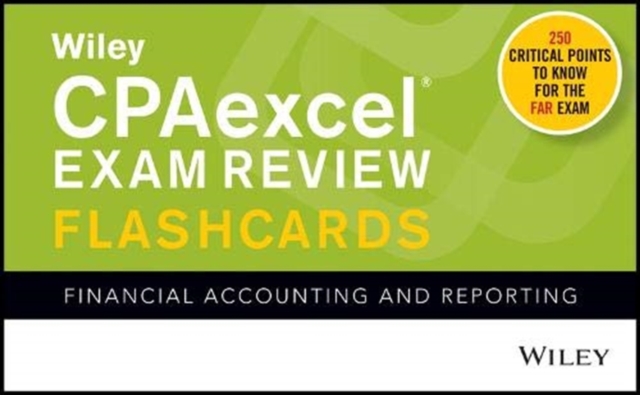 Wiley CPAexcel Exam Review 2020 Flashcards