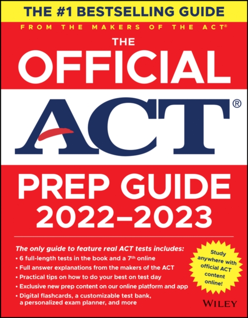 Official ACT Prep Guide 2022-2023, (Book + Onl ine Course)