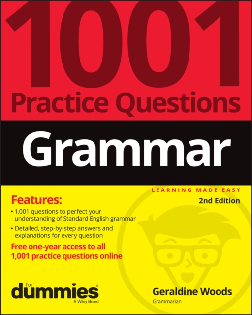 Grammar - 1001 Practice Questions For Dummies, 2nd  Edition (+ Free Online Practice)